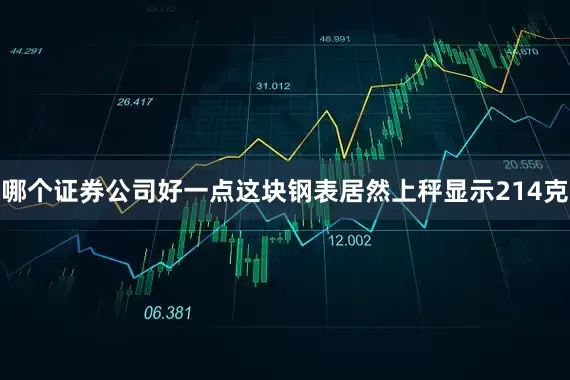 哪个证券公司好一点这块钢表居然上秤显示214克