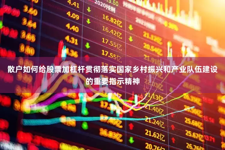 散户如何给股票加杠杆贯彻落实国家乡村振兴和产业队伍建设的重要指示精神